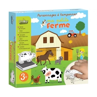 Crea Lign Pěnová razítka pro děti MOJE FARMA